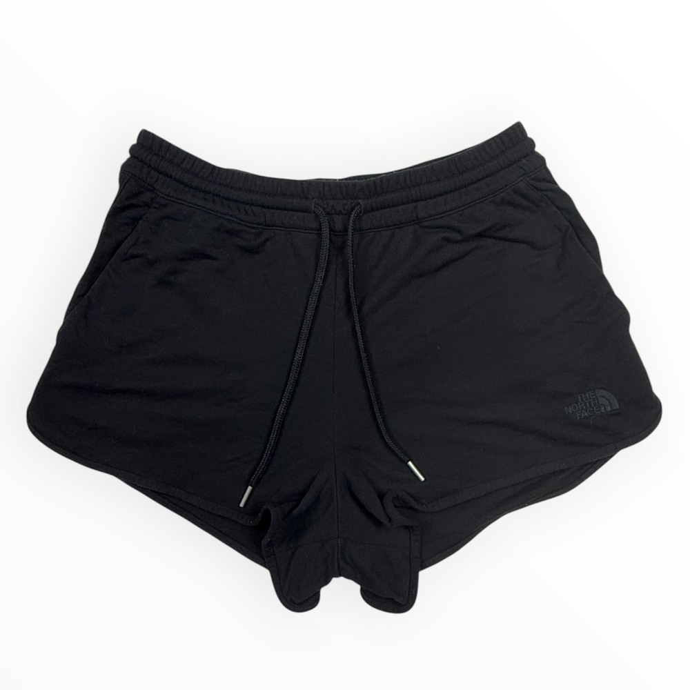The North Face Womens Black Jersey Knit Active Lounge Shorts Size Medium